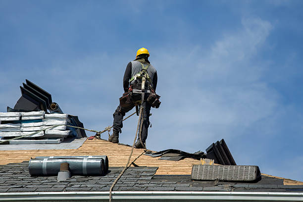 Professional Roofing technician working in Marion, PA